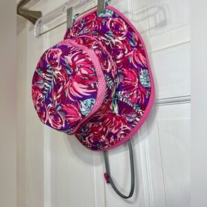 SunDay Afternoons kids floral sun hat with chin strap